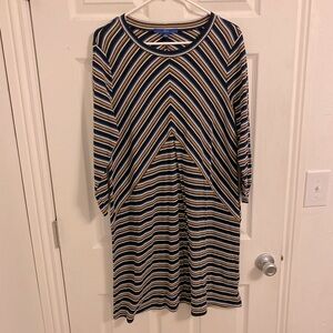4/$10 Apt. 9 Striped Dress, size L